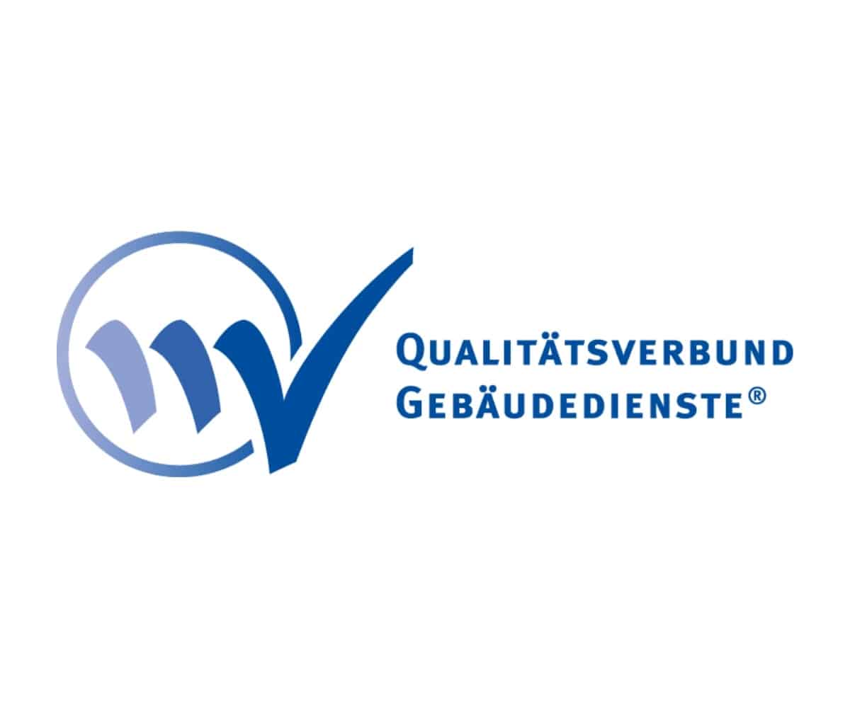 Logo des Qualitätsverbunds Gebäudedienste – Symbol für geprüfte Reinigungsqualität und Mitgliedschaft von TS SAUBER